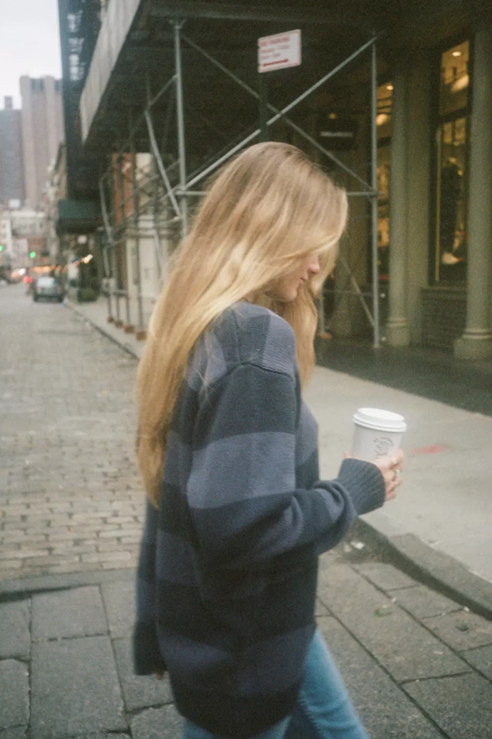 Brandy Melville Brianna Cotton Thick Stripe Sweater