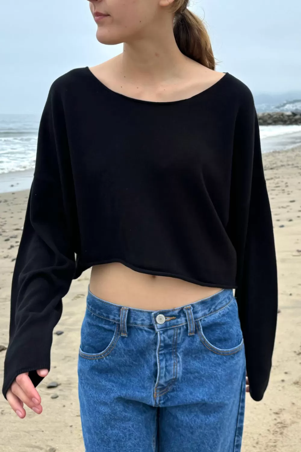 Brandy Melville Cameron Cropped Sweater