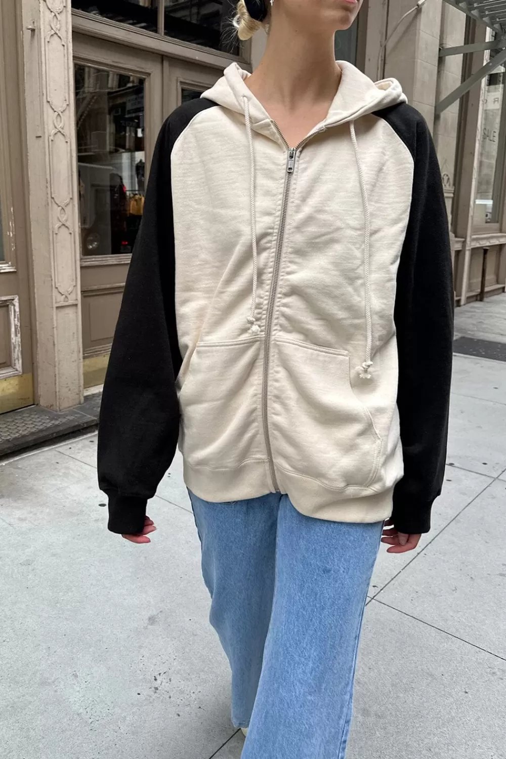 Brandy Melville Carla Colour Block Hoodie