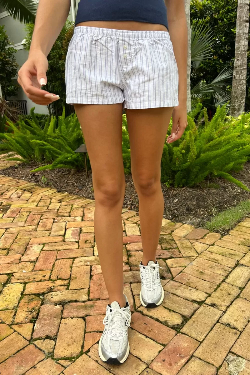 Brandy Melville Keira Striped Pajama Shorts