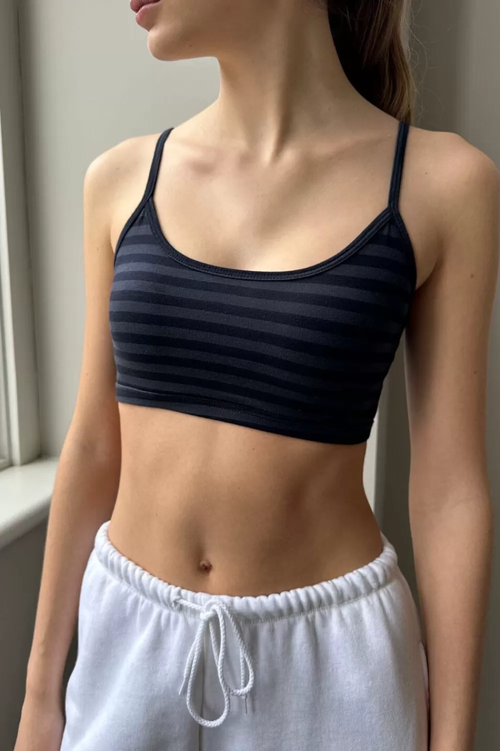 Brandy Melville Laney Striped Bra Top
