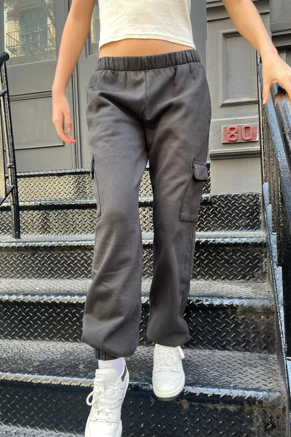 Brandy Melville Rosa Pocket Sweatpants