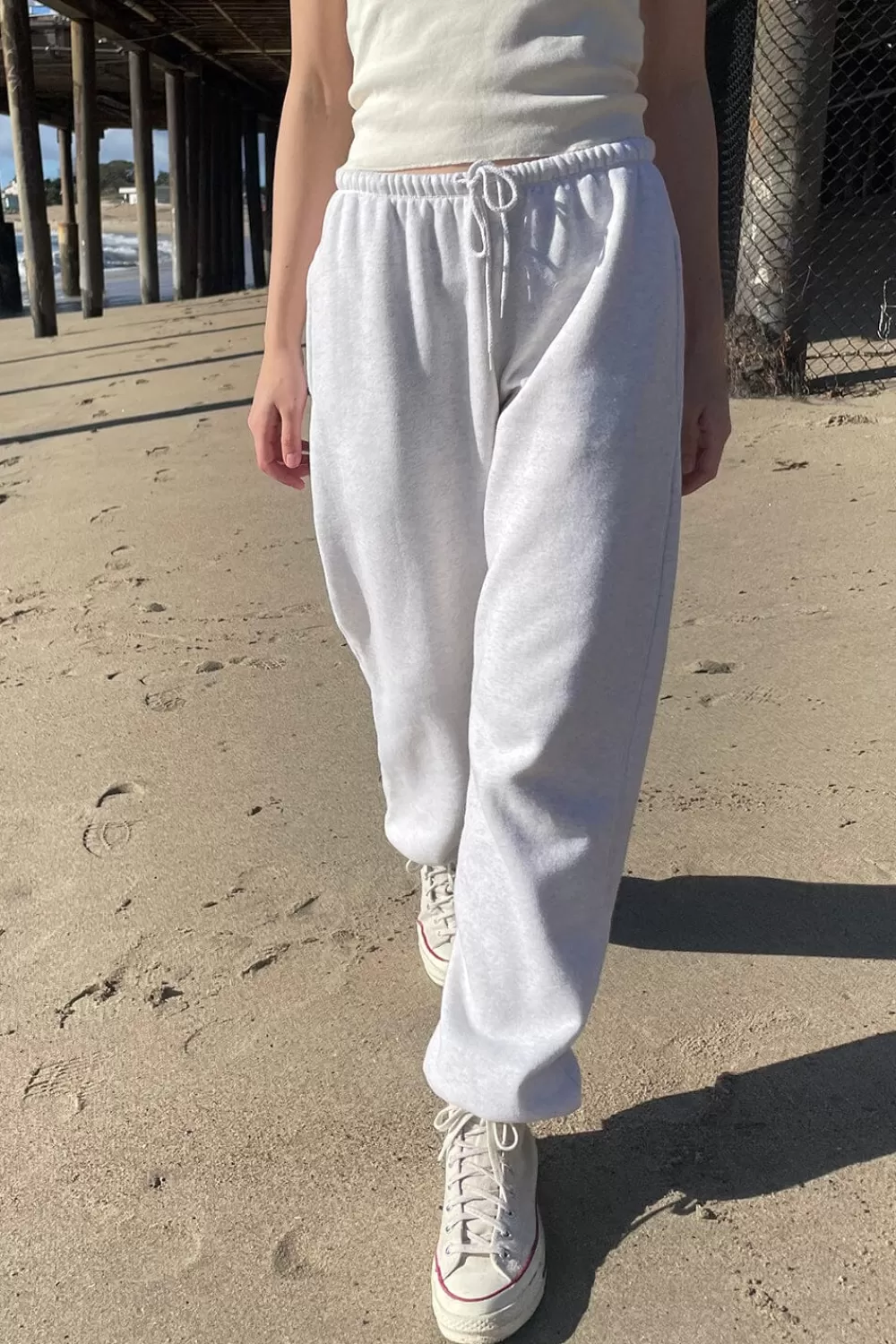 Brandy Melville Rosa Tie Sweatpants