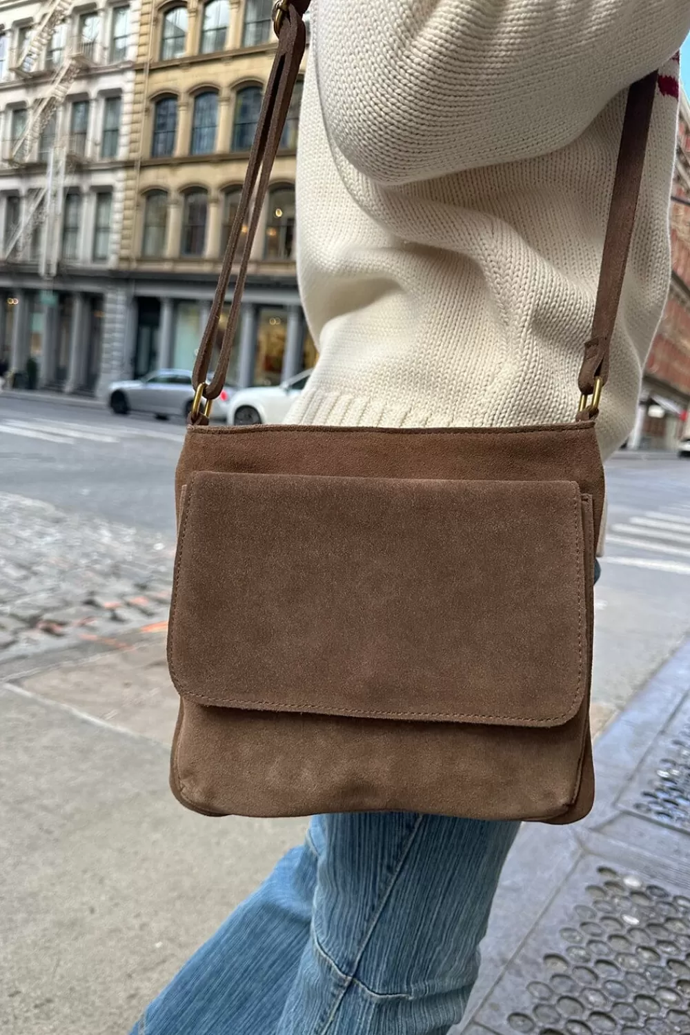 Brandy Melville Suede Bag