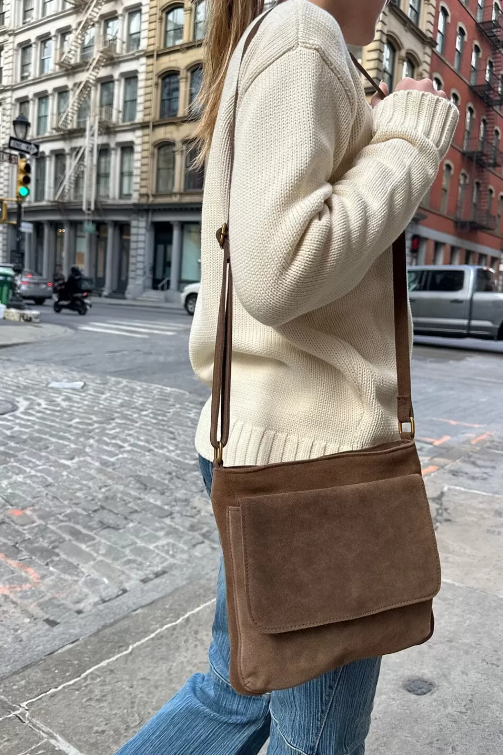 Brandy Melville Suede Bag