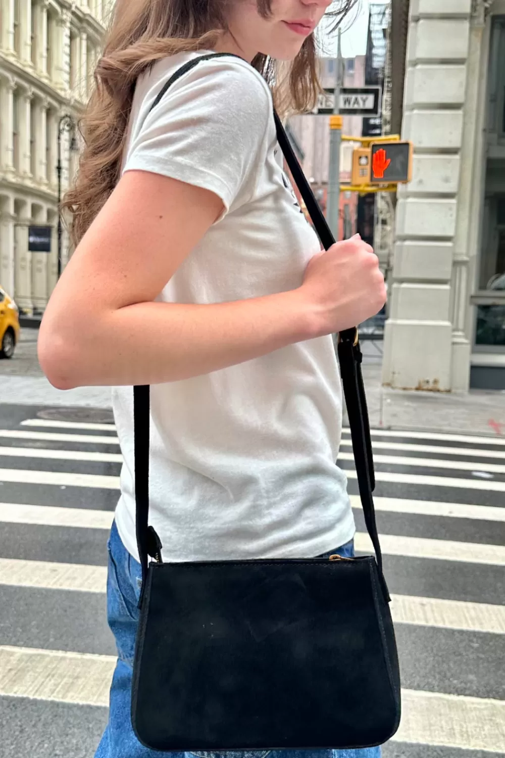 Brandy Melville Suede Purse