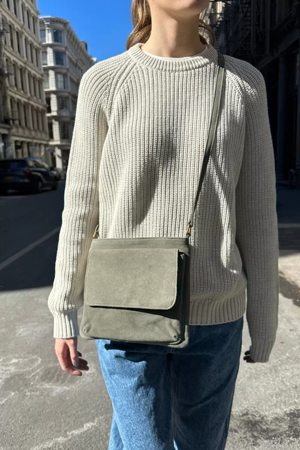 Brandy Melville Suede Purse