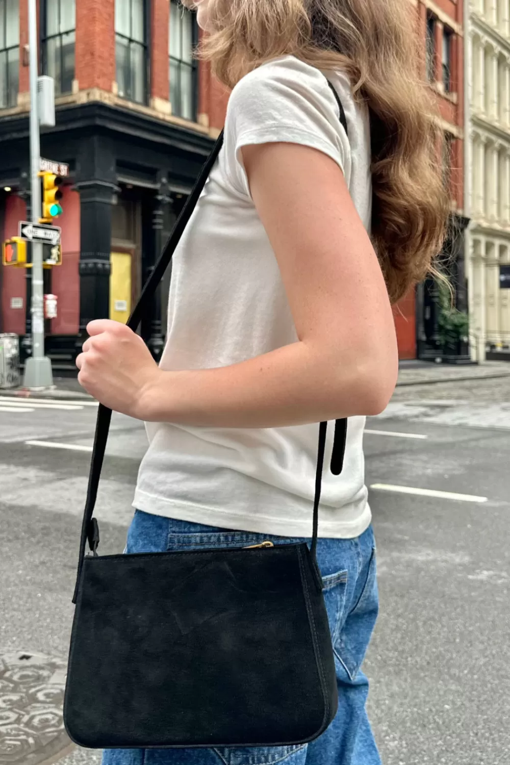 Brandy Melville Suede Purse